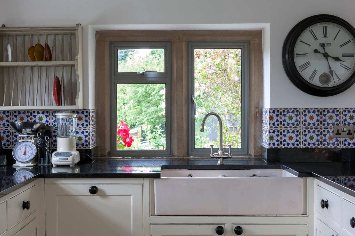 Modern home with bi-fold doors